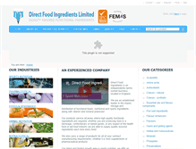 Tablet Screenshot of directfood.net